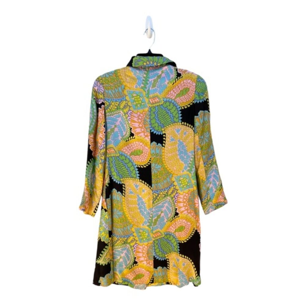 Arkin Imports British Crown Colony Hong Kong Silk Topper Coat Size 10 VTG - Picture 12 of 12